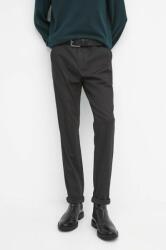 MEDICINE pantaloni barbati, culoarea gri, cu fason chinos ZBYX-SPM091_GRM