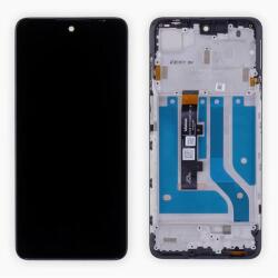  5D68C19271 Motorola Edge 20 Fusion / 20 Lite fekete OEM OLED kijelző érintővel kerettel, előlap (5D68C19271)