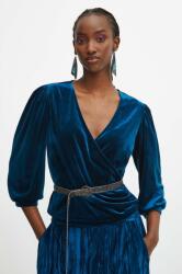 MEDICINE bluza femei, culoarea turcoaz, neted ZBYX-BKDB04_69X