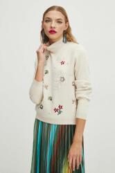 MEDICINE pulover femei, culoarea bej, light, cu turtleneck ZBYX-SWDB00_08X