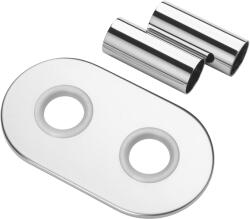 Invena Invena, borító rozetta TWIN kerek csatlakozáshoz 50mm, króm, INV-UA-12-015-A (INV-UA-12-015-A)
