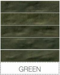SPANYOL 5x25 Materika Green zöld színű csempe