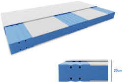 REMIA hab matrac 20 cm 120 x 200 cm Matracvédő: Matracvédővel