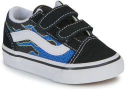 Vans Pantofi sport Casual Fete Old Skool V PIXEL FLAME BLACK/BLUE Vans Negru 21