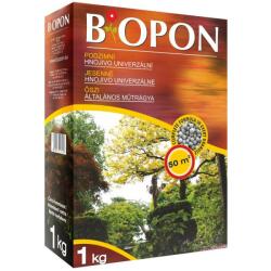 Biopon Õszi Általános Műtrágya 1kg Biopon Granulátum 50 M2-Re Elegendõ Többkomponensű Professzionális Ásványi Tápanyag Növényekhez - B1076
