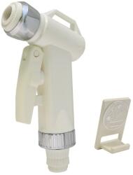 Siroflex Zuhanyfej 2040/2 - M22 Szabványmenetes Pisztolyos Fehér Színű Műanyag Zuhanyrózsafej