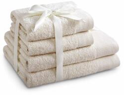 AmeliaHome Set de prosoape Amari ocru, 2 buc. 50 x 100 cm, 2 buc. 70 x 140 cm, bej deschis Prosop