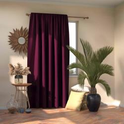 AmeliaHome Draperie Blackout Oxford Pleat purpurie, 140 x 245 cm