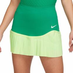 Nike Női teniszszoknya Nike Dri-Fit Advantage Pleated Skirt - stadium green/barely volt/white