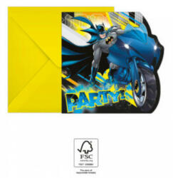 Procos Batman Rogue Rage Party meghívó 6 db-os FSC PNN93358