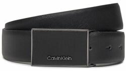 Calvin Klein Curea pentru Bărbați Calvin Klein Leather Inlay Plaque 35M K50K511761 Negru
