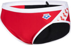 arena icons swim brief solid red/white s - uk32