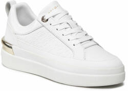Tommy Hilfiger Sneakers Tommy Hilfiger Lux Court Sneaker Monogram FW0FW07808 Alb