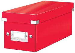 LEITZ CD-doboz, LEITZ Click&Store , piros (60410026) - molnarpapir