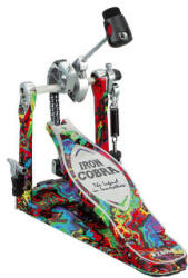 Tama 50th Limited Iron Cobra Rolling Glide Szimpla Pedal - Marble Psychedelic Rainbow Finish HP900RMPR