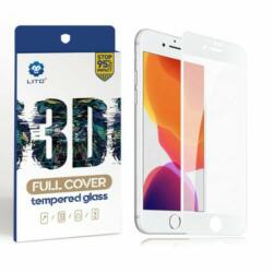LITO iPhone 7 / 8 / SE 2020 / SE 2022 Lito 3D teljes kijelzős üvegfólia (fehér)