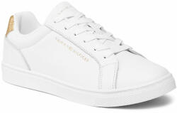 Tommy Hilfiger Sportcipők Tommy Hilfiger Essential Cupsole Sneaker FW0FW07908 White/Gold 0K6 36 Női