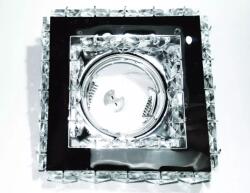 ELMARK CR-773S/CL beépíthető szögletes MR16 lámpatest GU5.3 (kristály-króm) (e cr773scl gu5.3)