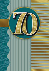  Cardex képeslap 70. születésnapra, borítékkal (LUFI431165)