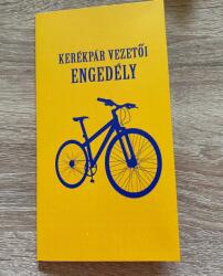 Bizonyítvány - Kerékpár vezetői engedély - Biciklis ajándék (BIZ054)