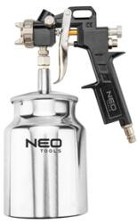 NEO TOOLS 14-704 Pneumatikus festékszóró pisztoly, alsó tartály 1, 0 l, fúvóka 1, 5 mm (14-704)