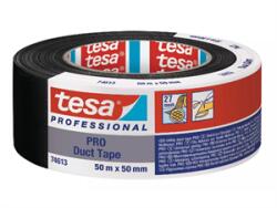 TESA TAPE Tesa 074613-02 Erős Szövetszalag, Duct Tape pro Fekete 50m/50mm (74613-00002-01)