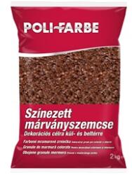 POLI FARBE Poli-farbe márványszemcse mogyoróbarna 0, 5-1, 2 mm 2kg (1060108009)