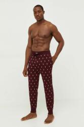 Ralph Lauren pamut pizsamanadrág piros, mintás - burgundia XXL