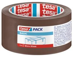 TESA TAPE Tesa 58571 Basic Csomagolószalag, barna cimkézett 66m/50mm (58571-00000-01)