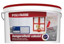 POLI FARBE Poli-farbe hengerelhető vakolat 0, 2-0, 5mm fehér 15 kg (1060101001)
