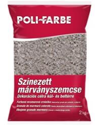 POLI FARBE Poli-farbe márványszemcse világosszürke 0, 5-1, 2 mm 2kg (1060108017)