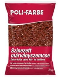 POLI FARBE Poli-farbe márványszemcse téglavörös 1, 0-1, 5 mm 2kg (1060108015)