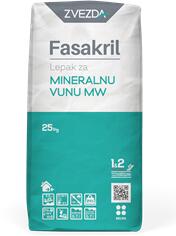 Zvezda Fasakril hőszig. lap ragasztó MW- közetgyapothoz 25 kg (42334506)
