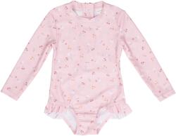 Little Dutch Costum de baie cu maneca lunga cu protectie UV 50+ - Little Pink Flowers - Little Dutch