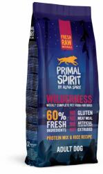 PRIMAL Spirit Hrana uscata Premium presata la rece pentru caine Primal Spirit, Wilderness, cu 60% carne de porc, pui si peste, 12 kg