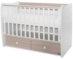 Lorelli Трансформиращо се легло Lorelli - Matrix, 60 х 120 cm, бяло и кехлибар (10150600044P) - baby