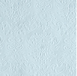 Ambiente AMB. 12505508 Elegance light blue dombornyomott papírszalvéta 25x25cm, 15db-os (8712159o9873o)