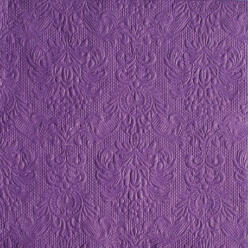 Ambiente AMB. 14005512 Elegance purple dombornyomott papírszalvéta 40x40cm, 15db-os (8712159o98686)