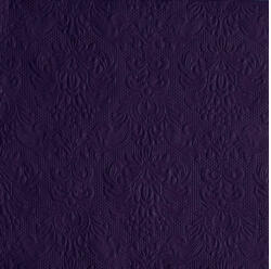 Ambiente AMB. 13307908 Elegance Violet dombornyomott papírszalvéta 33x33cm, 15db-os (8712159127393)