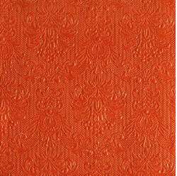 Ambiente AMB. 13305502 Elegance orange dombornyomott papírszalvéta 33x33cm, 15db-os (8712159o92189)