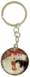 FRIDOLIN FRI. 19613 Kulcstartó fémkarika egyoldalas, Klimt: Anya gyermekével (4o31172196136)