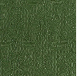 Ambiente AMB. 12504939 Elegance dark green dombornyomott papírszalvéta 25x25cm, 15db-os (8712159o98273)