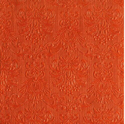Ambiente AMB. 14005502 Elegance orange dombornyomott papírszalvéta 40x40cm, 15db-os (8712159o98433)
