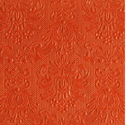 Ambiente AMB. 12505502 Elegance orange dombornyomott papírszalvéta 25x25cm, 15db-os (8712159o92493)