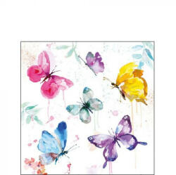 Ambiente AMB. 12516265 Butterfly Collection white papírszalvéta 25x25cm, 20db-os (8712159177817)