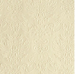 Ambiente AMB. 12504926 Elegance cream dombornyomott papírszalvéta 25x25cm, 15db-os (8712159o89714)