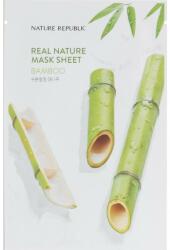 Nature Republic Maseczka w płachcie z ekstraktem z bambusa - Nature Republic Real Nature Mask Sheet Bamboo 23 g