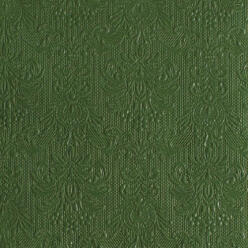 Ambiente AMB. 13304939 Elegance dark green dombornyomott papírszalvéta 33x33cm, 15db-os (8712159o982o4)