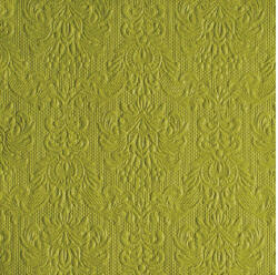 Ambiente AMB. 13304932 Elegance green dombornyomott papírszalvéta 33x33cm, 15db-os (8712159o85884)