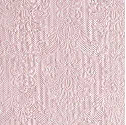 Ambiente AMB. 12505517 Elegance Pearl Pink dombornyomott papírszalvéta 25x25cm, 15db-os (87121591o7937)